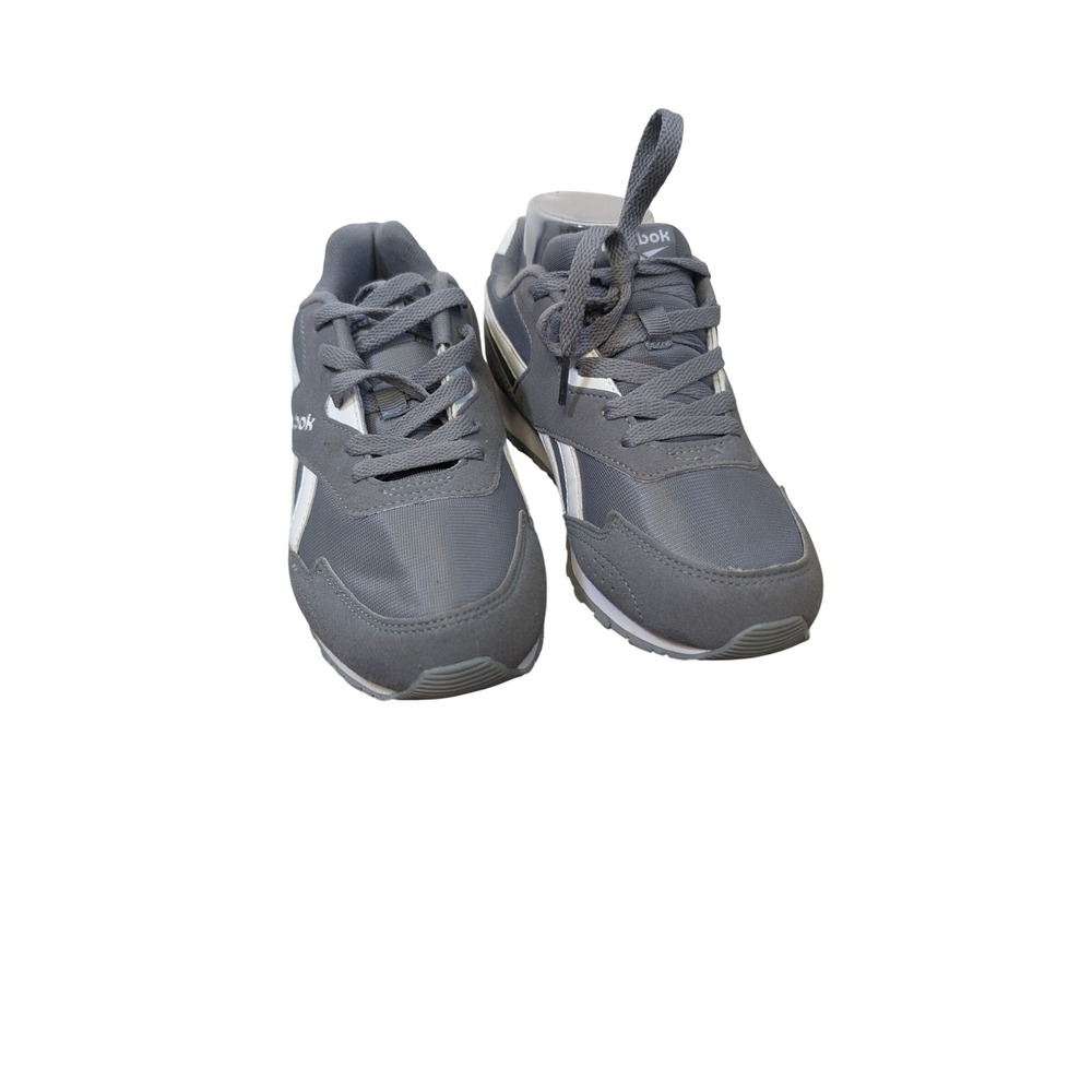 Reebok Kids Gray/White Classic Jogger Running Shoes Sneakers Size 4 Youth - Picture 2 of 9